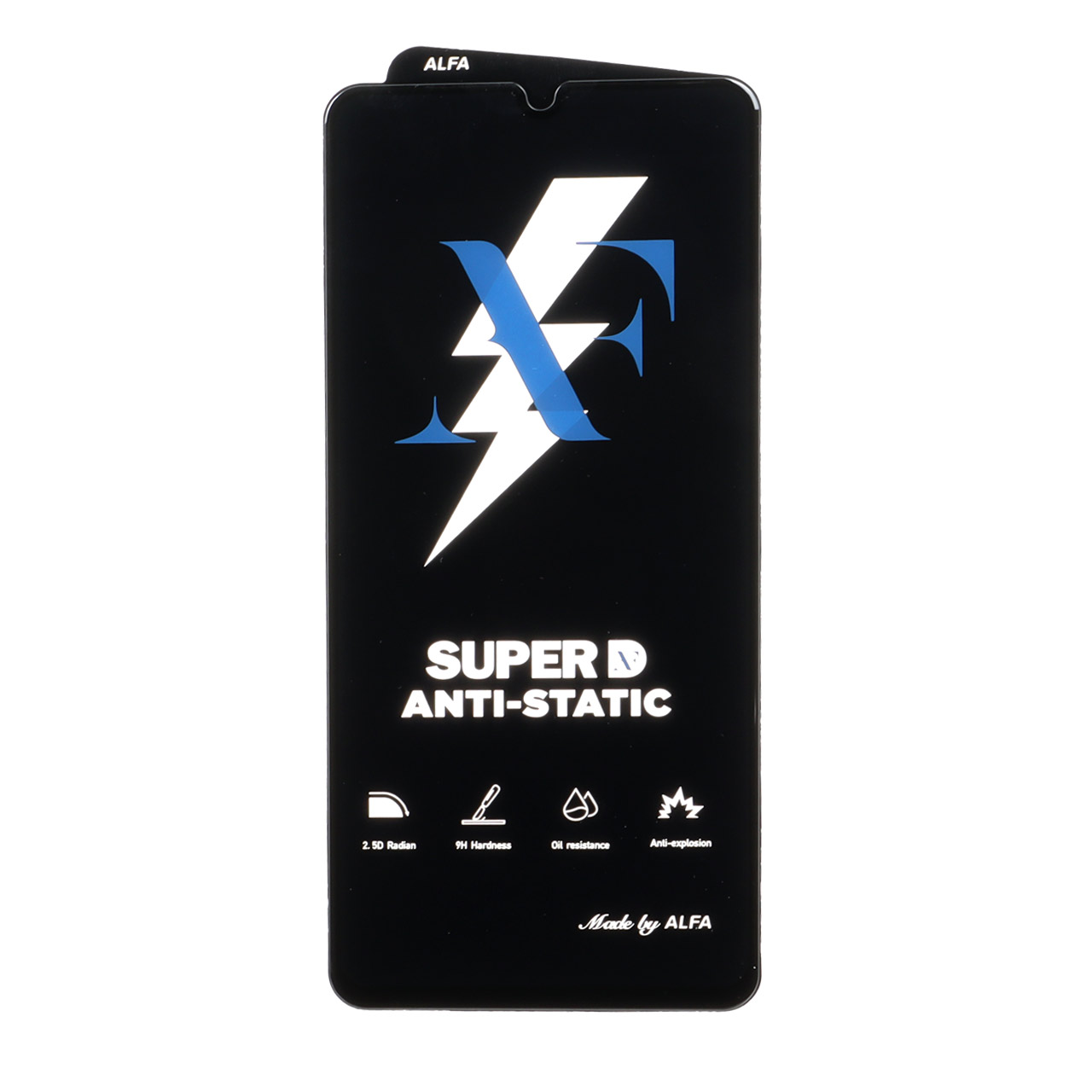 محافظ صفحه نمایش شیشه ای Super D Anti Static آلفا مناسب برای سامسونگ گلکسی A70 / A70S / A42 / M42