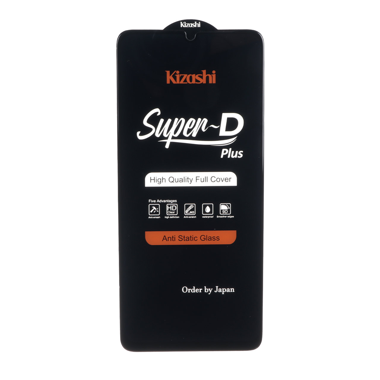 محافظ صفحه نمایش شیشه ای فول کاور SuperD Plus - Kizashi مناسب برای Samsung Galaxy A07 و A06 و A05 و Xiaomi Redmi 13C و Poco C65 و Poco M6 5G و Honor X7 و X7A و Realme C51 و Realme C53