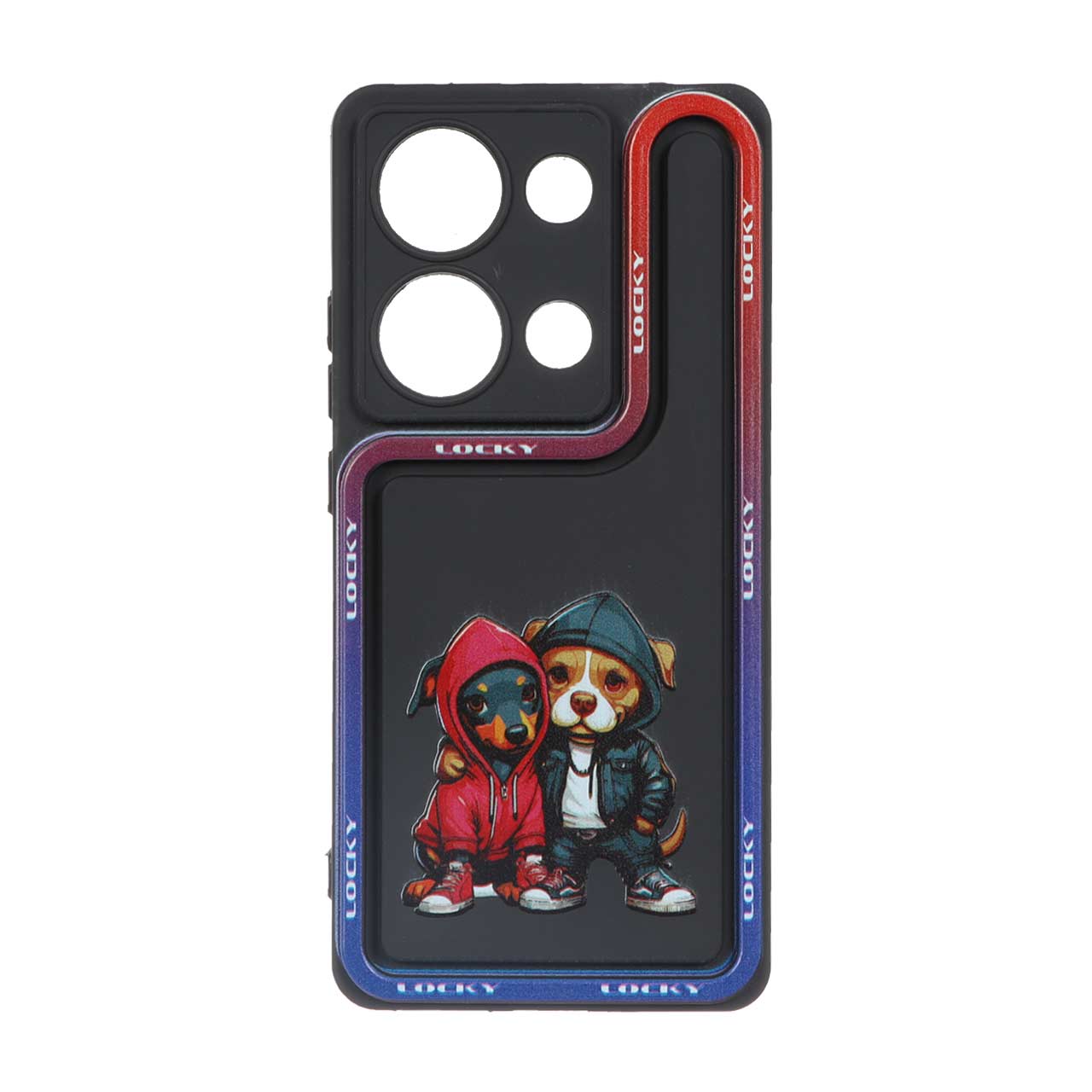 قاب Solid Case طرح LUCKY مناسب برای شیائومی Redmi Note 14S / Note 13 Pro 4G / M6 Pro 4G