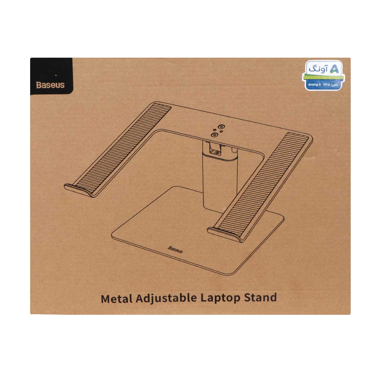 استند نگه دارنده لپ تاپ Baseus مدل LUJS000012 - نقره ای