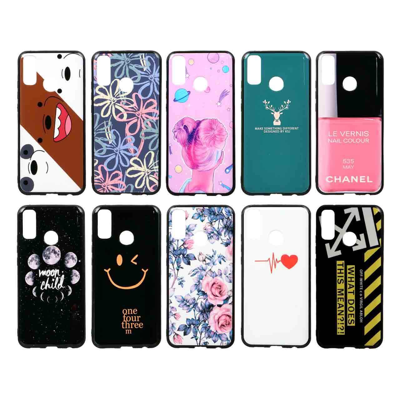 قاب طرح دار UV مدل Huawei Y8s (در طرح های مختلف)