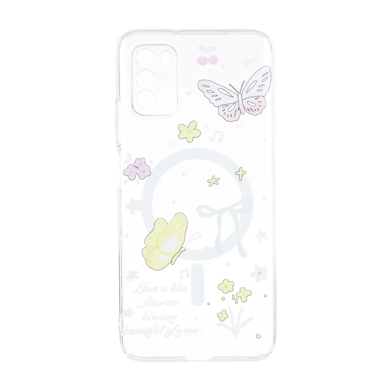 قاب Cute کریستالی طرح مگ سیف محافظ لنزدار Xiaomi Poco M3 - کد 32