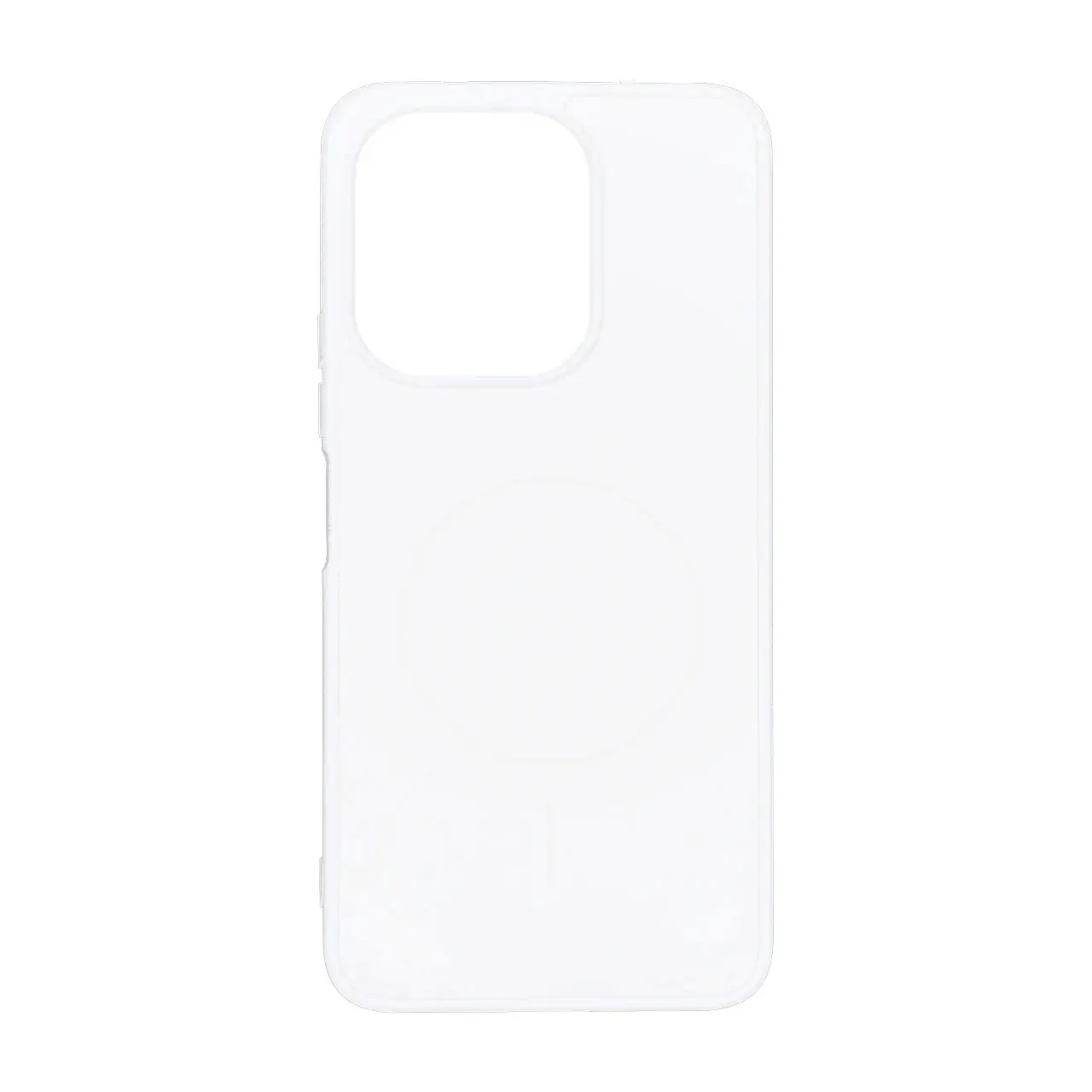 قاب طرح PVD مات طرح مگ سیف Xiaomi Redmi 13X / Redmi 13 4G / Poco M6 4G - سفید