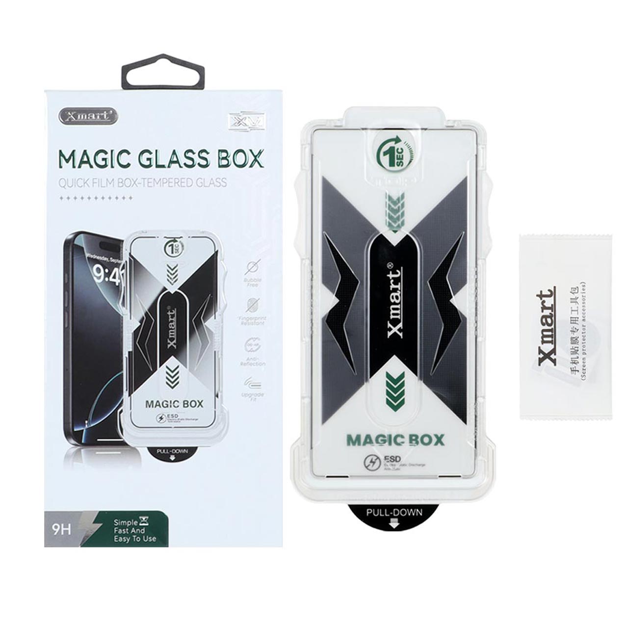 محافظ صفحه نمایش شیشه‌ای اورجینال XMART مدل Magic Glass Box مناسب برای سامسونگ گلکسی S26 Ultra
