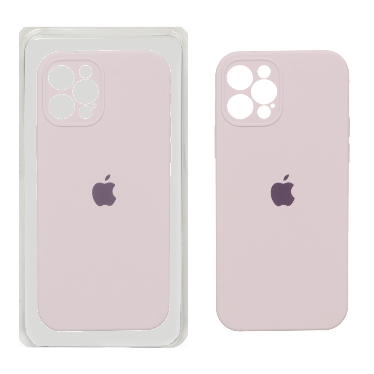 قاب سیلیکونی پاک کنی اورجینال ++A مدل Apple iPhone 12 Pro - کالباسی (پک دار)