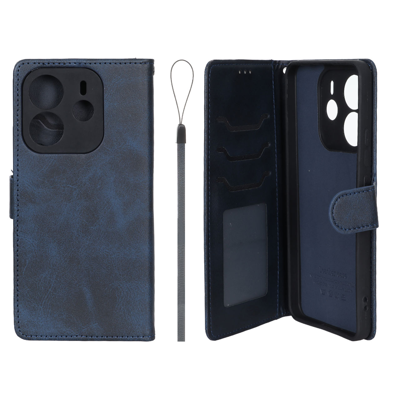 کیف موبایل مگنتی درجه یک داخل خز MNC Plus مناسب برای شیائومی Redmi Note 14 4G