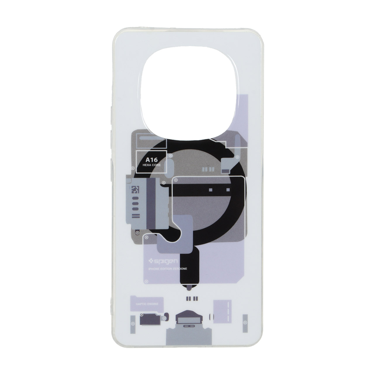 قاب طرح مدار داخلی Spigen Zerodone دور ژله ای پشت براق مناسب برای شیائومی ردمی نوت 14 پرو 5G، ردمی نوت 14 پرو پلاس 5G و پوکو X7 5G