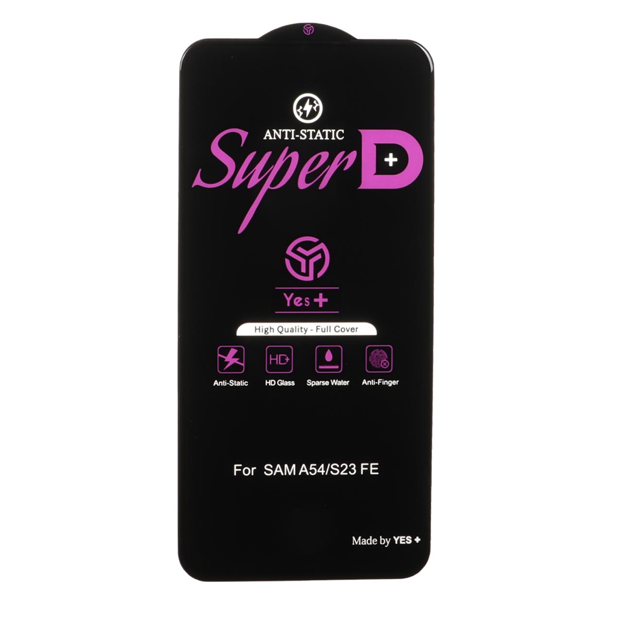 محافظ صفحه نمایش شیشه ای Super D Anti Static Yes Plus مناسب برای سامسونگ گلکسی S23 FE و A54