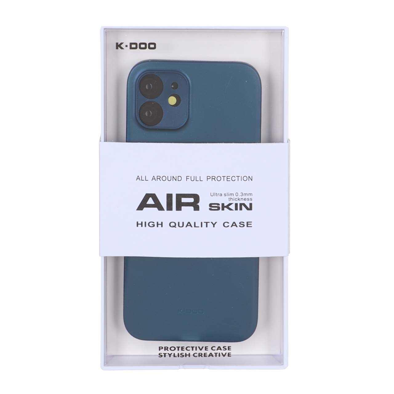 قاب Original KZDoo Air Skin مدل Apple iPhone 12 - سرمه ای