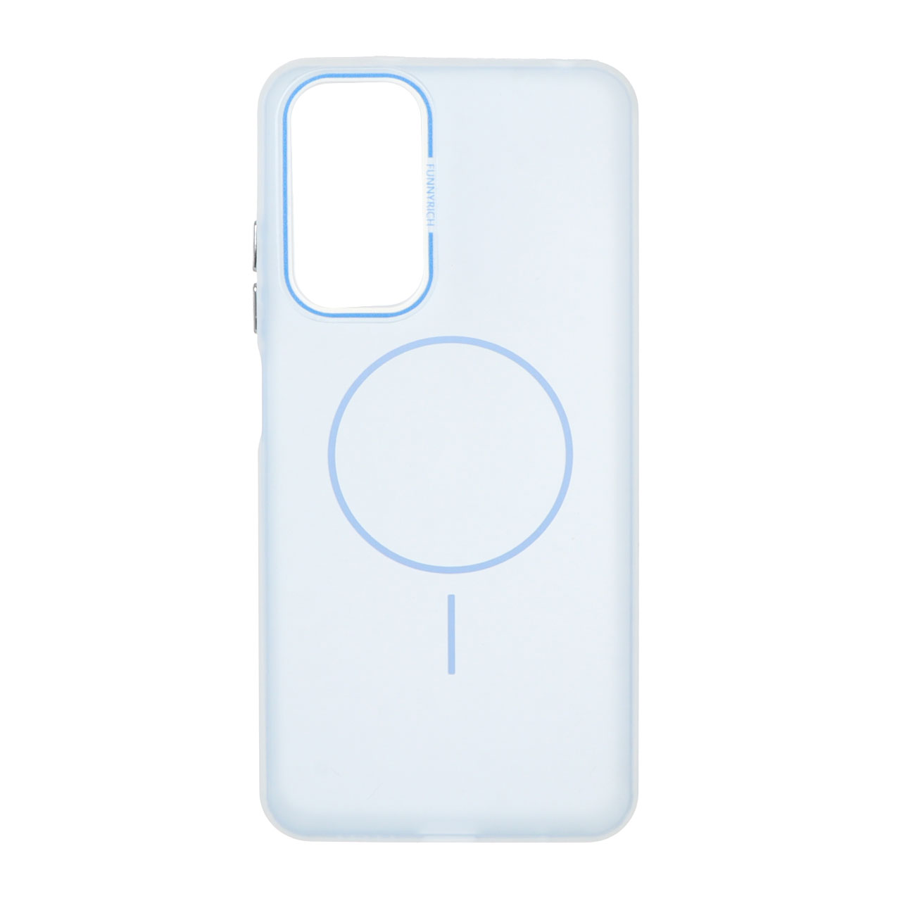 قاب مات Funnyrich طرح مگ سیف دور مات Xiaomi Redmi Note 12S / Xiaomi Redmi Note 11 4G / Redmi Note 11S - آبی