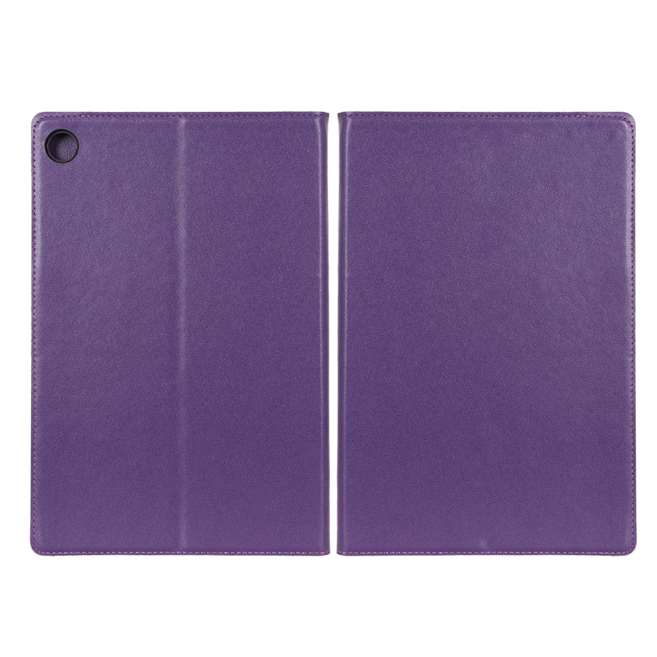 کیف تبلت چرمی ساده Samsung Galaxy Tab A9 Plus 11 / X210 / X215 / X216 / TAB A11 Plus - بنفش