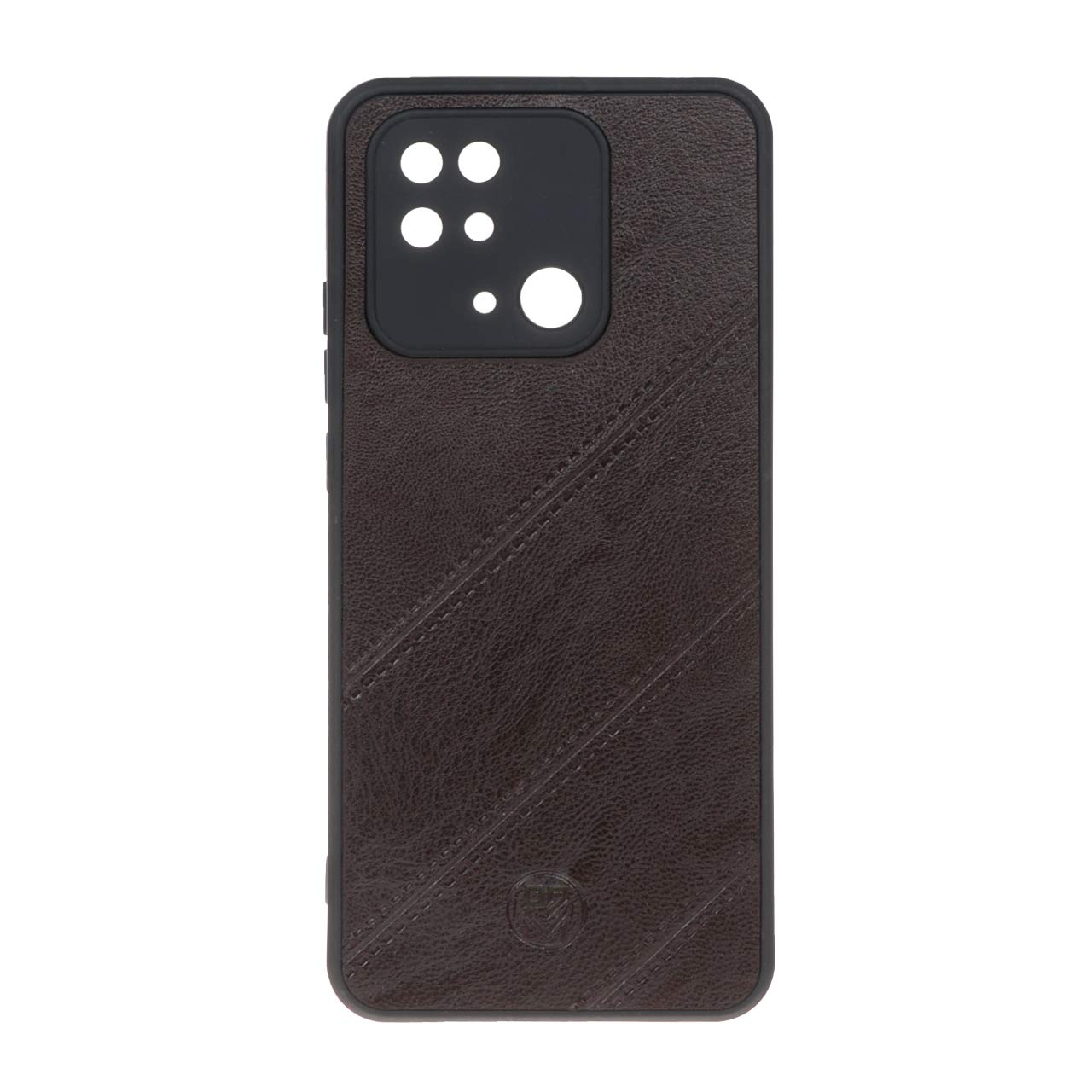 قاب طرح چرم مورب مناسب برای شیائومی Redmi 10C / Redmi 10 Power / Poco C40