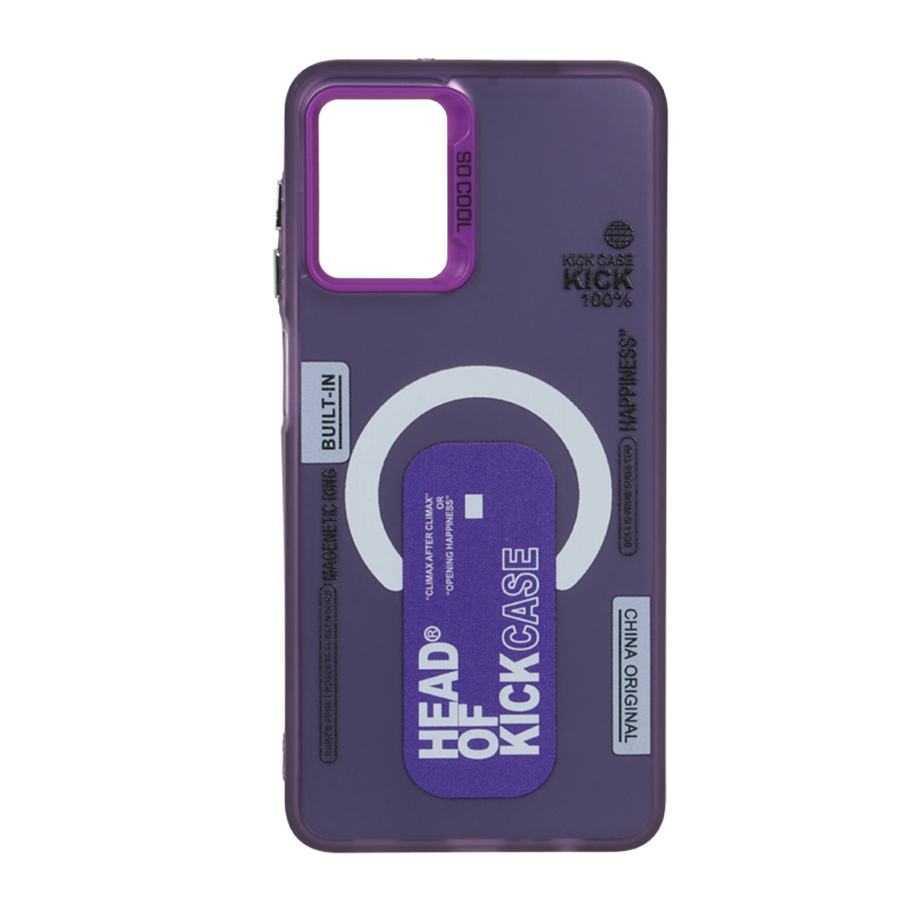 قاب SO COOL طرح مگ سیف Kick Case بنفش مناسب برای سامسونگ گلکسی A12، M12 و F12
