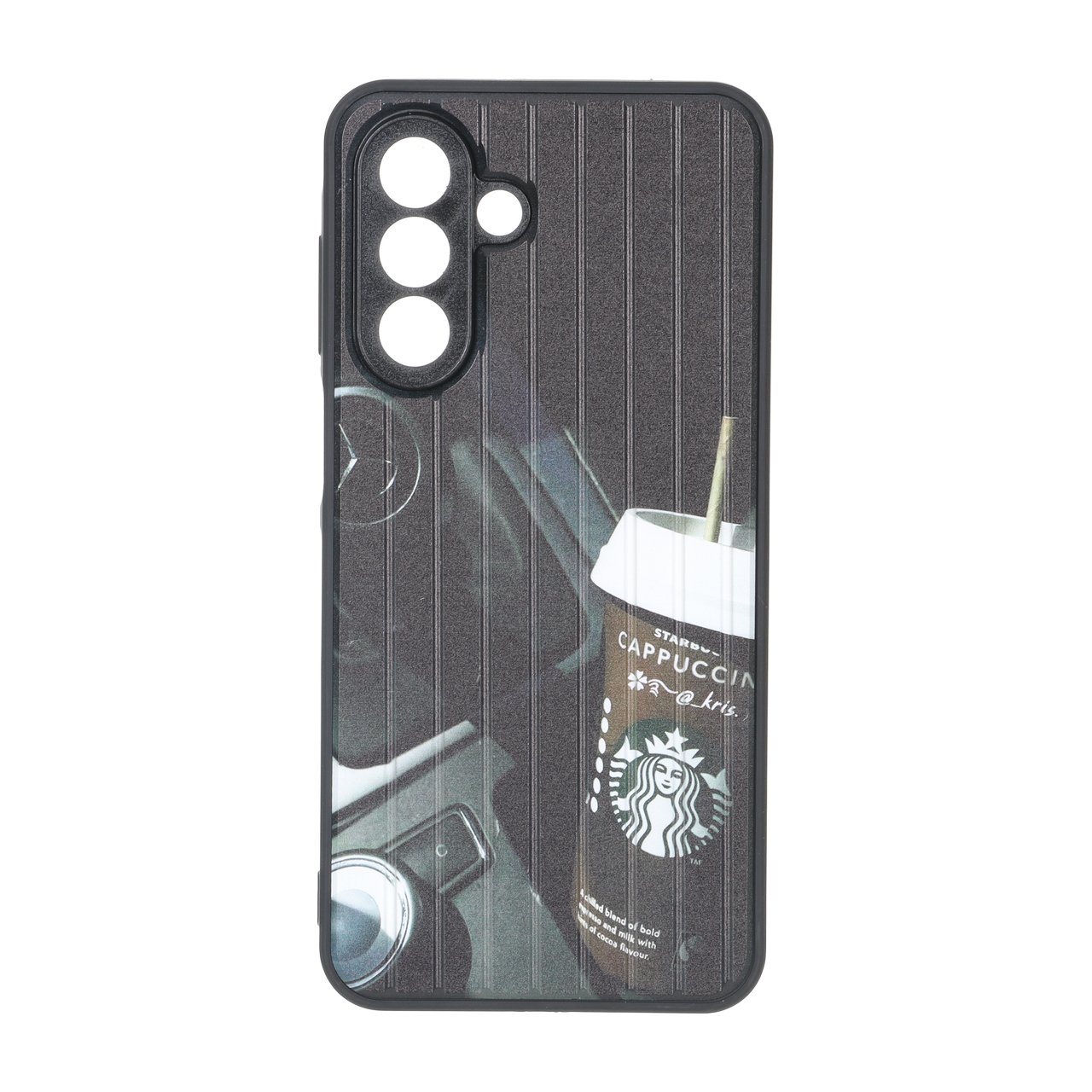 قاب طرح استارباکس کاپوچینو Line Case با محافظ لنز برجسته مناسب برای سامسونگ گلکسی A17 و A26