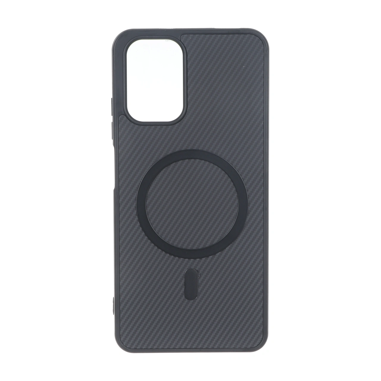 قاب هاشور MagSafe فلزی Xiaomi Redmi Note 10 4G / Redmi Note 10S / Poco M5S - مشکی