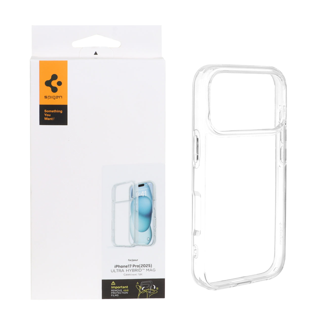 قاب طرح اورجینال Spigen Ultra Hybrid مناسب برای آیفون 17 پرو