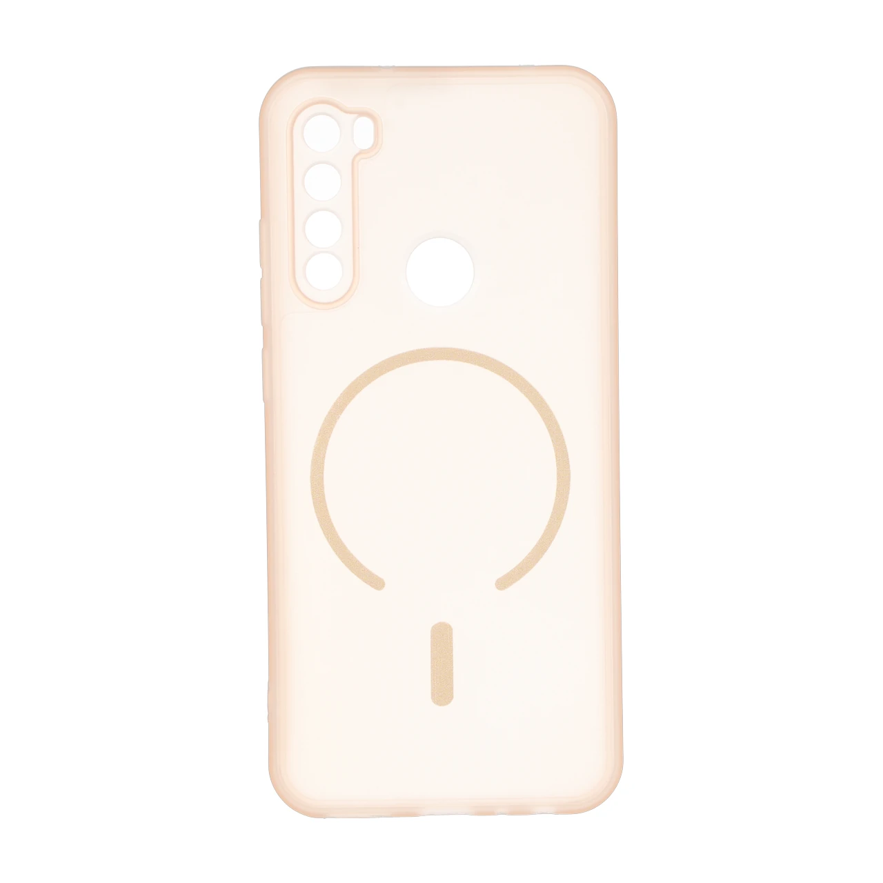 قاب ژله ای مات طرح مگ سیف Power محافظ لنزدار Xiaomi Redmi Note 8 - نسکافه ای
