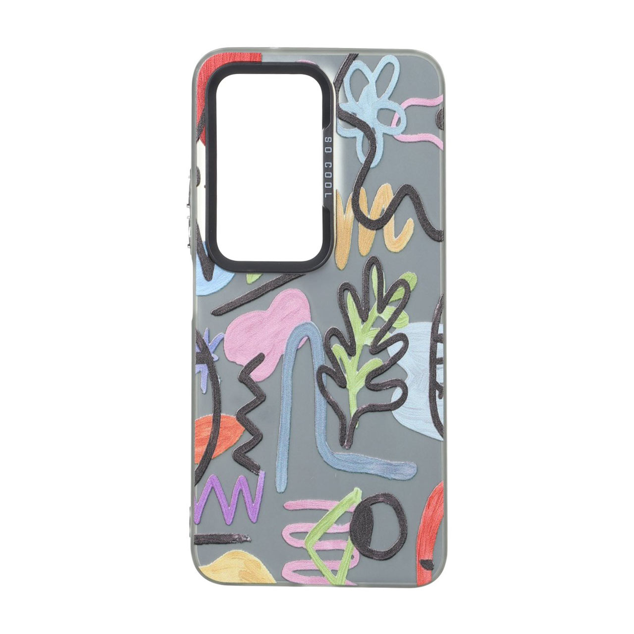 قاب طرح SO COOL دور مات طرح دار مناسب برای شیائومی ردمی ۱۵ 4G