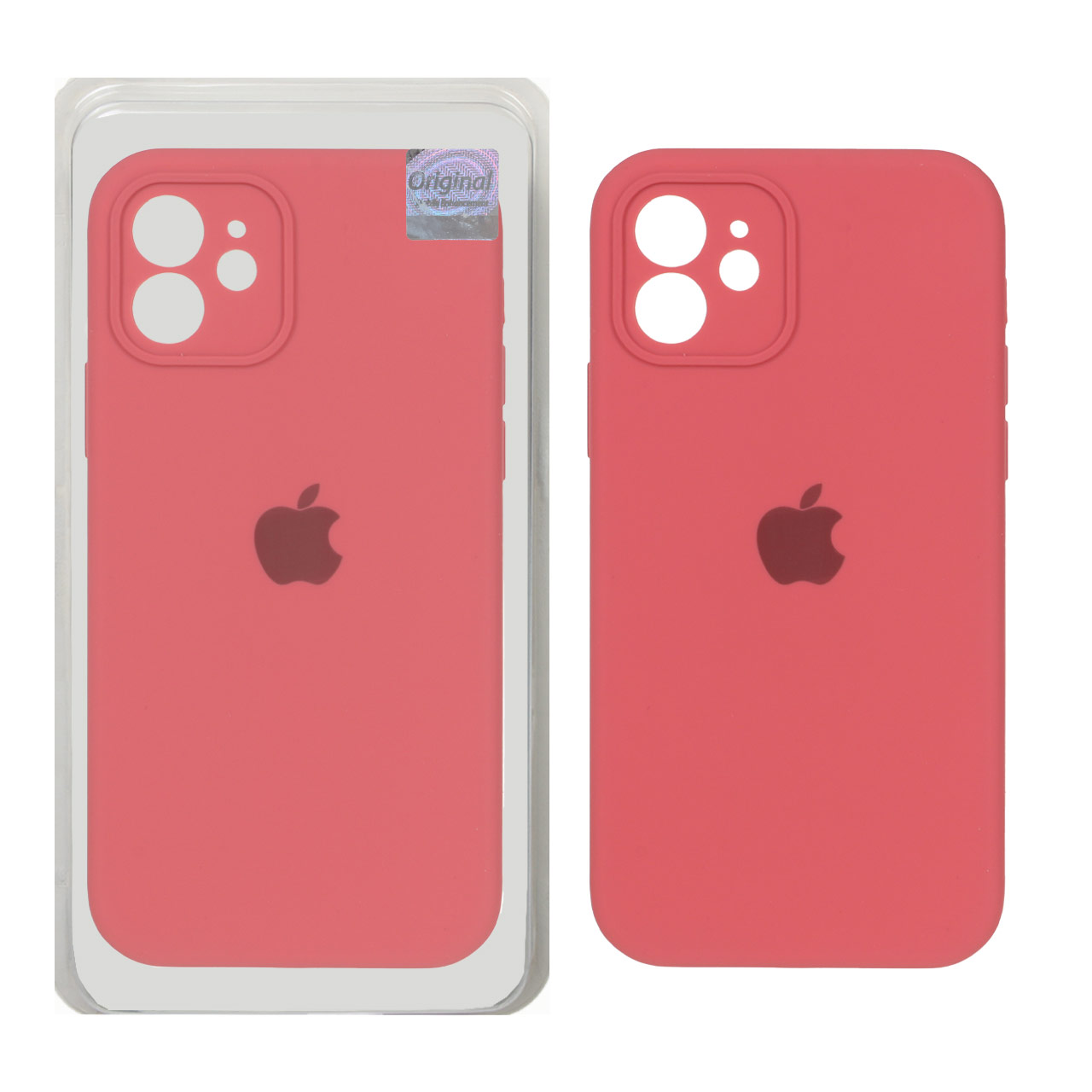 قاب سیلیکونی پاک کنی اورجینال Master Quality مدل Apple iPhone 12 - هلویی