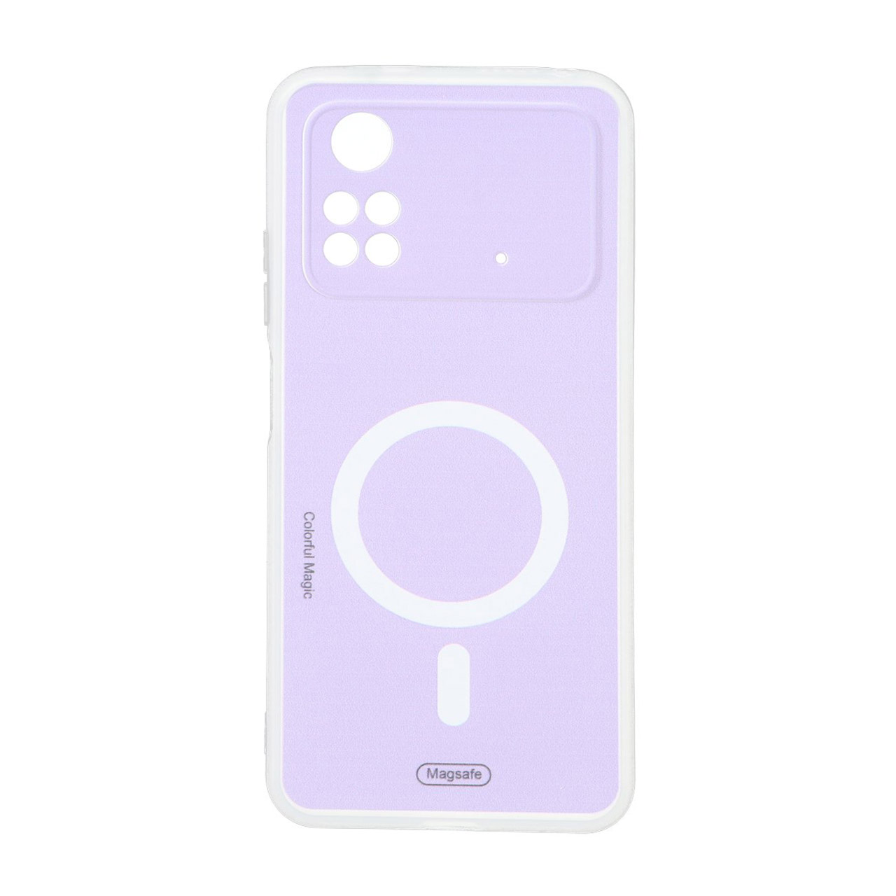 قاب طرح Colorful Magic مگ سیف محافظ لنزدار یاسی مناسب برای شیائومی پوکو M4 پرو 4G