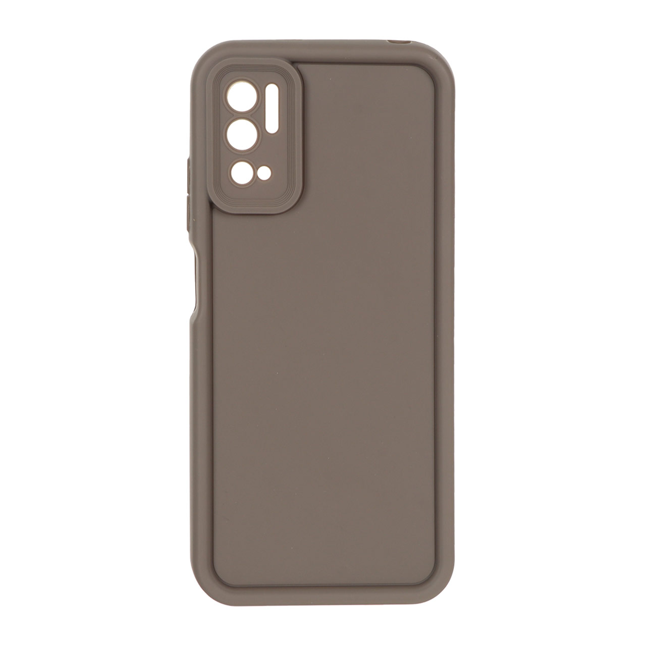 قاب Solid Case قهوه‌ای مناسب برای شیائومی پوکو M3 پرو / ردمی نوت 10 5G / ردمی نوت 11 SE
