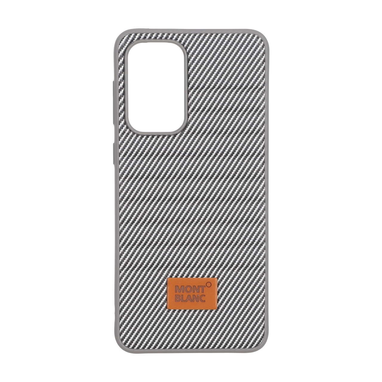 قاب Mont Blanc پافری طرح هاشور Samsung Galaxy A33 - خاکستری کد 1