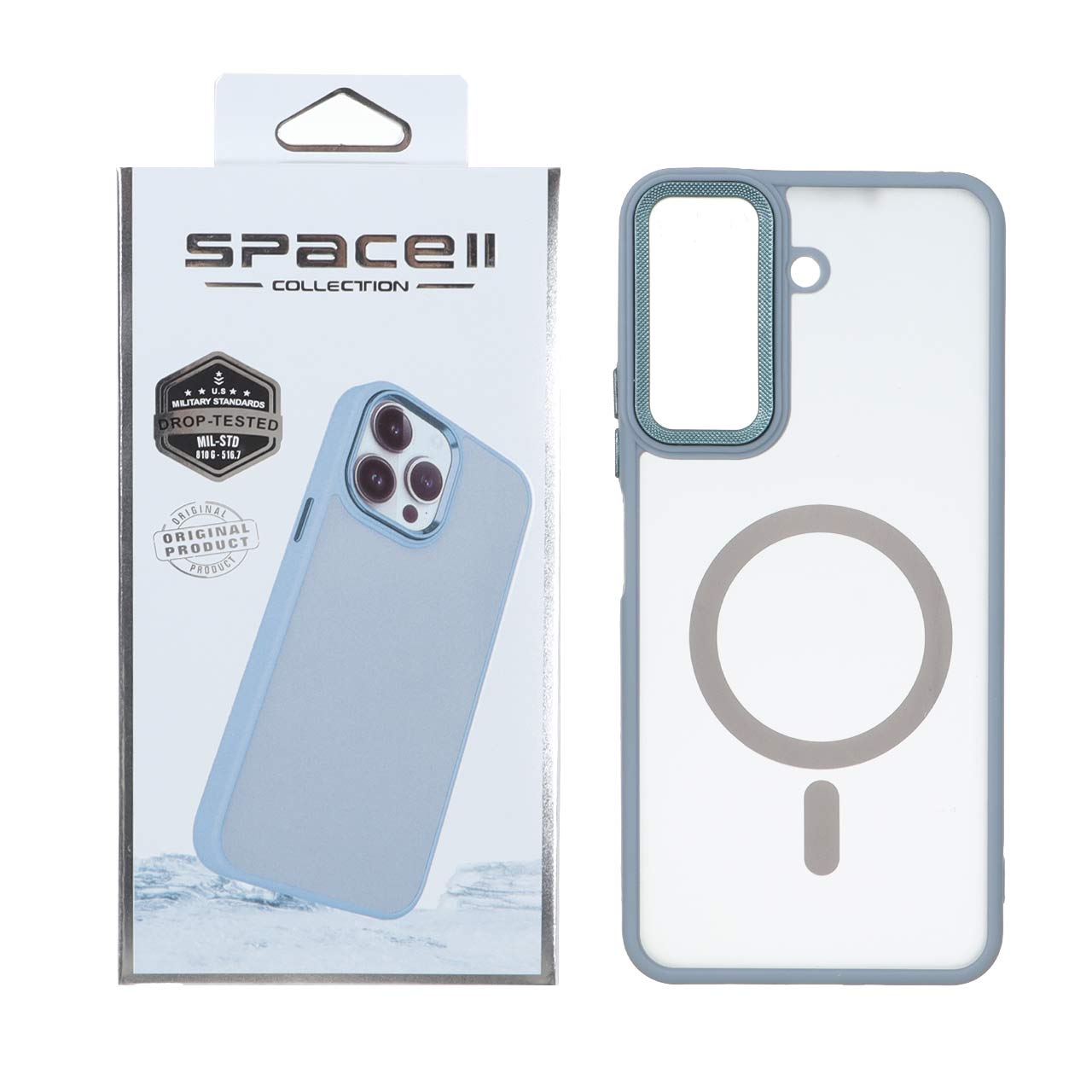 قاب Space مات لنز کربن طرح مگ سیف مناسب برای شیائومی ردمی 13C و پوکو C65