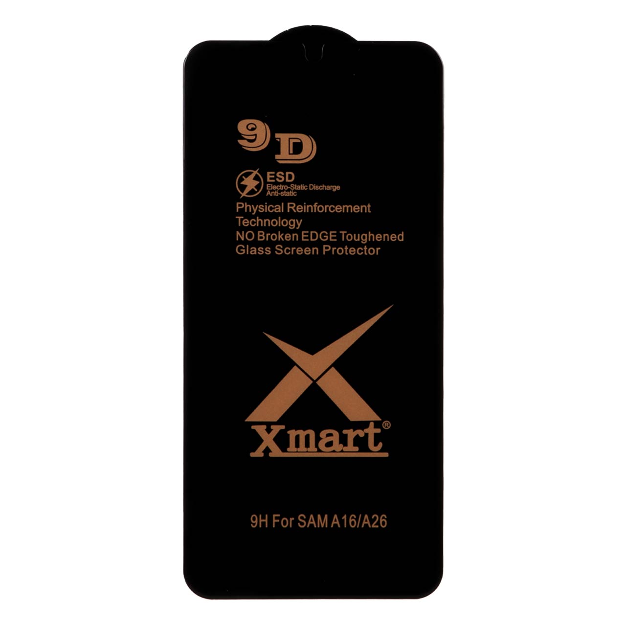 محافظ صفحه نمایش شیشه ای Full Cover XMART 9D-ESD مدل Samsung Galaxy A17 / A16 / A26 (بدون پک)