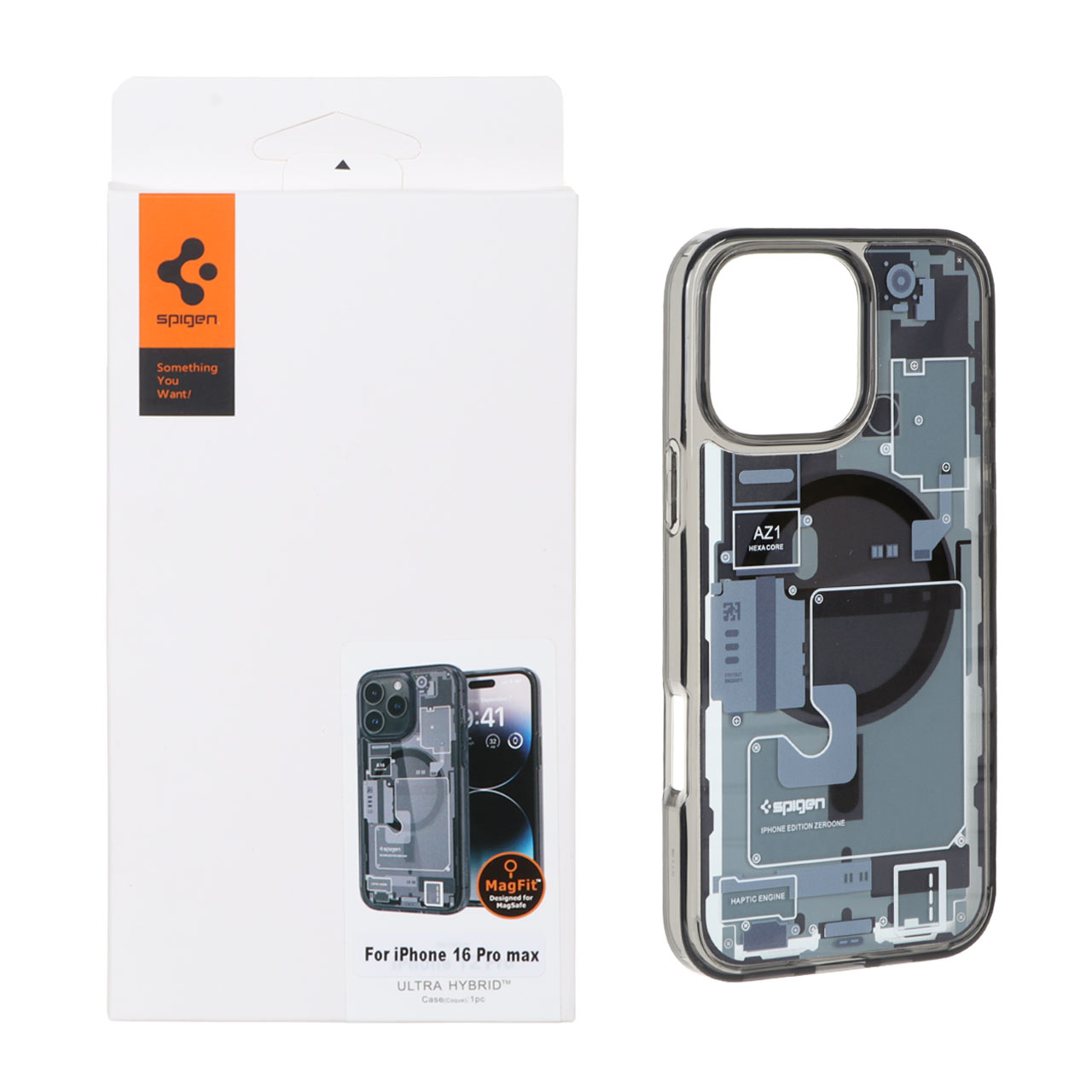قاب طرح Zero One مگ سیف Spigen مناسب برای آیفون 16 پرو مکس