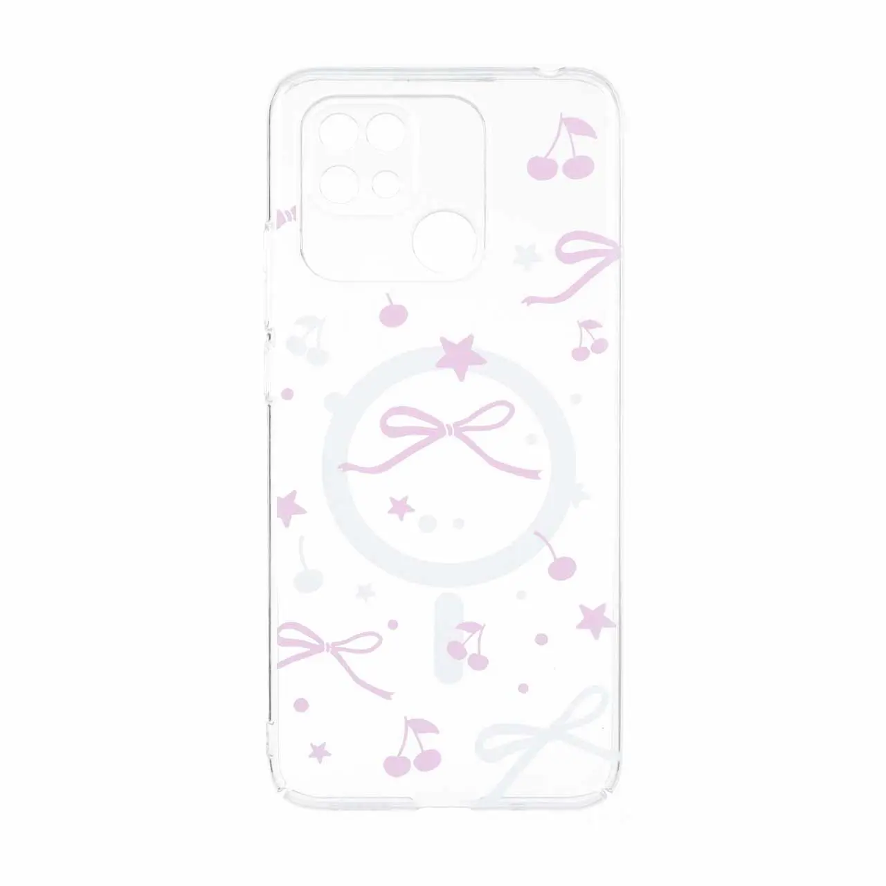 قاب Cute کریستالی طرح مگ سیف محافظ لنزدار Xiaomi Redmi 10C / Redmi 10 Power / Poco C40 - کد 172