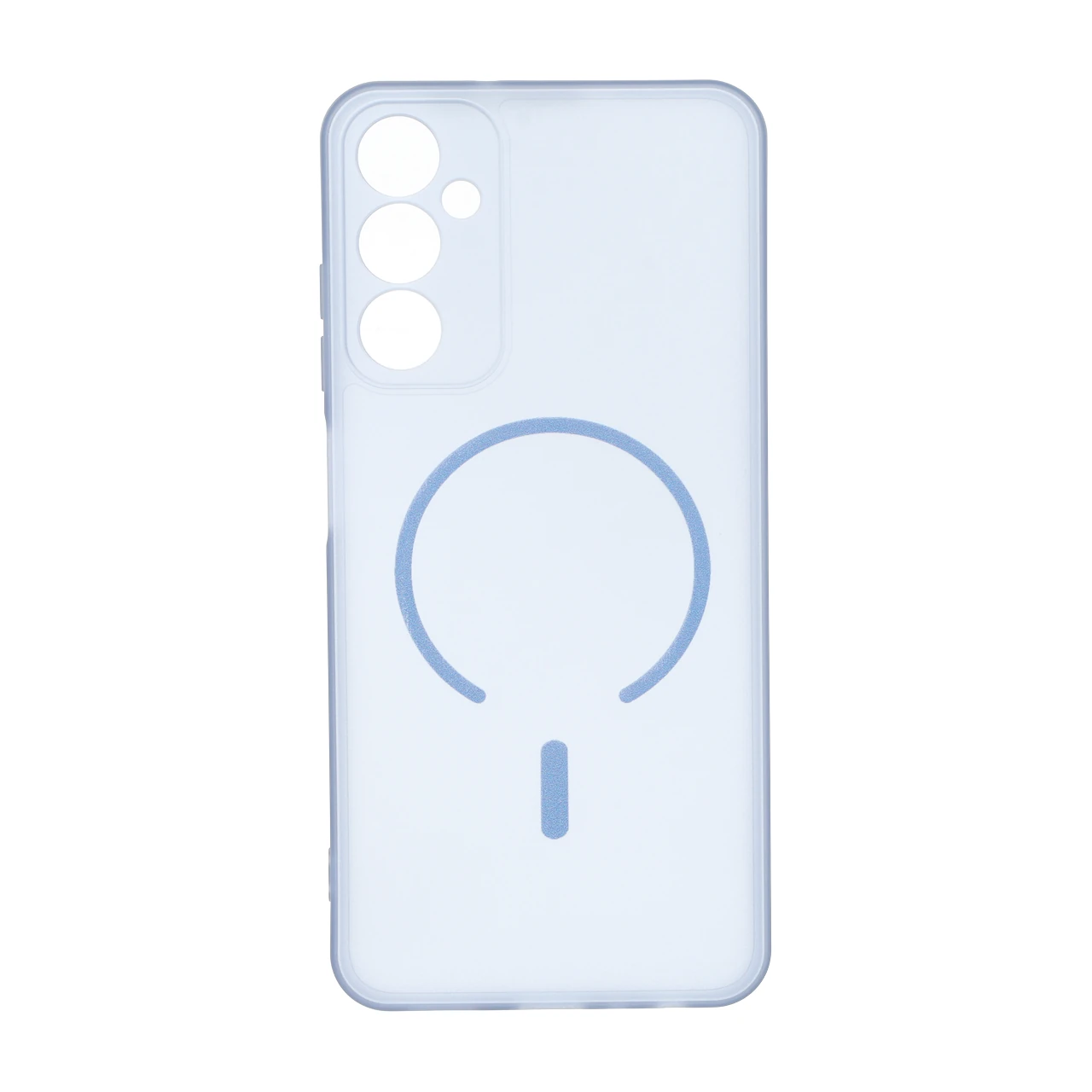 قاب ژله ای مات طرح مگ سیف Power محافظ لنزدار مناسب برای سامسونگ گلکسی A05s / M14 4G / F14 4G - آبی