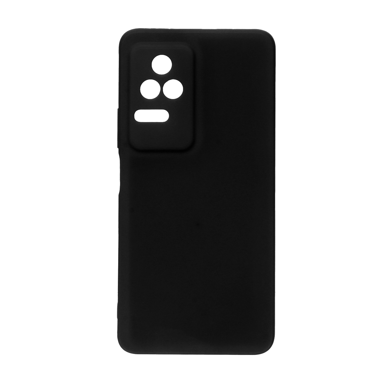 قاب ژله‌ای TPU داخل مخمل مشکی مناسب برای شیائومی ردمی K50، ردمی K50 پرو و پوکو F4