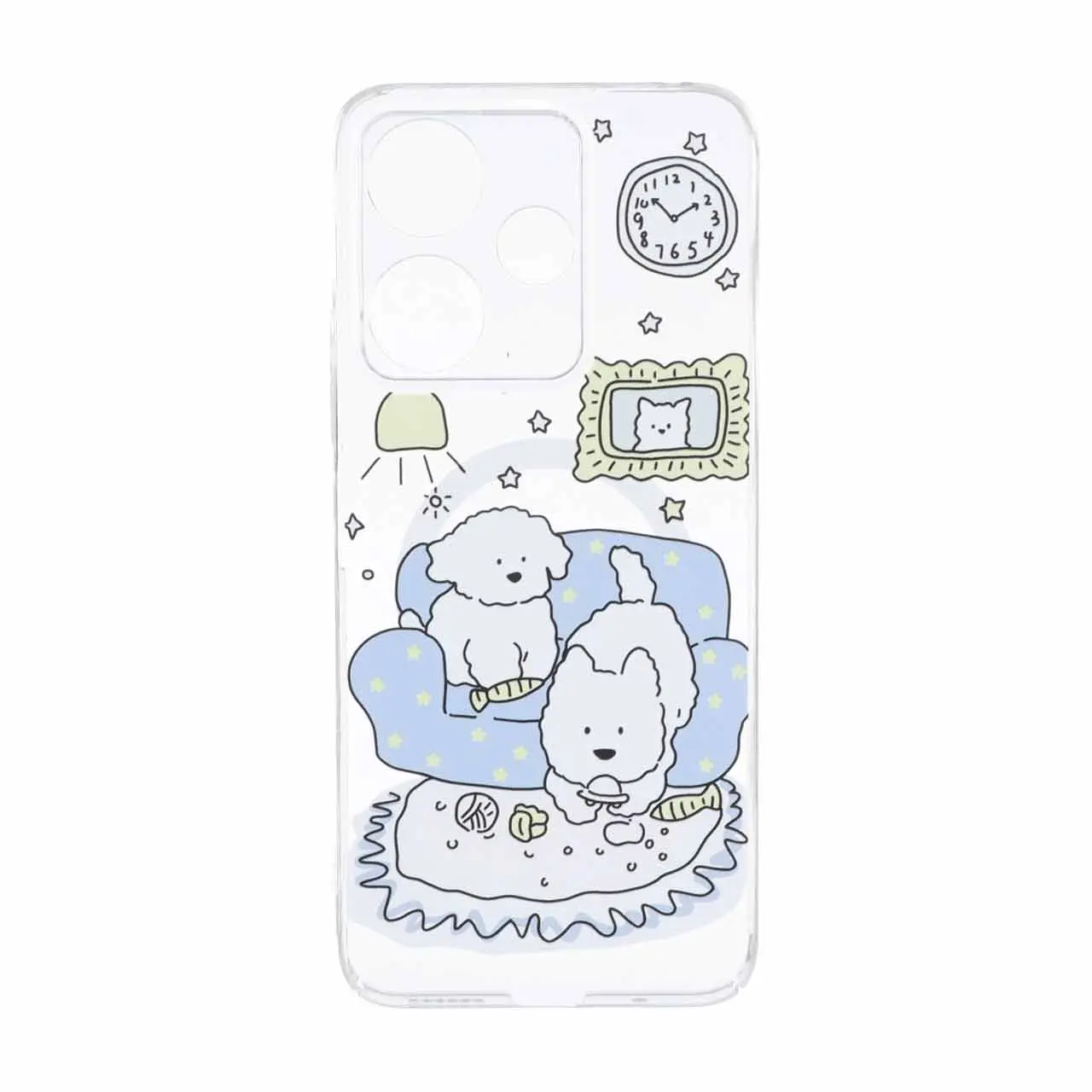 قاب Cute کریستالی طرح مگ سیف محافظ لنزدار Xiaomi Redmi 13X / Redmi 13 4G / Poco M6 4G - کد 3