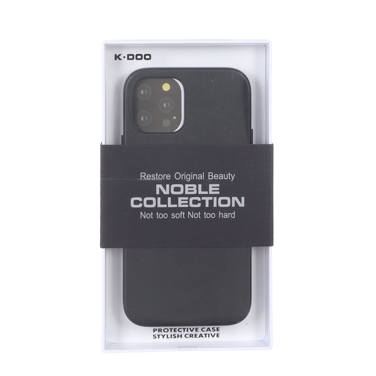 قاب K-DOO Noble مشکی مناسب برای آیفون 12 پرو و آیفون 12
