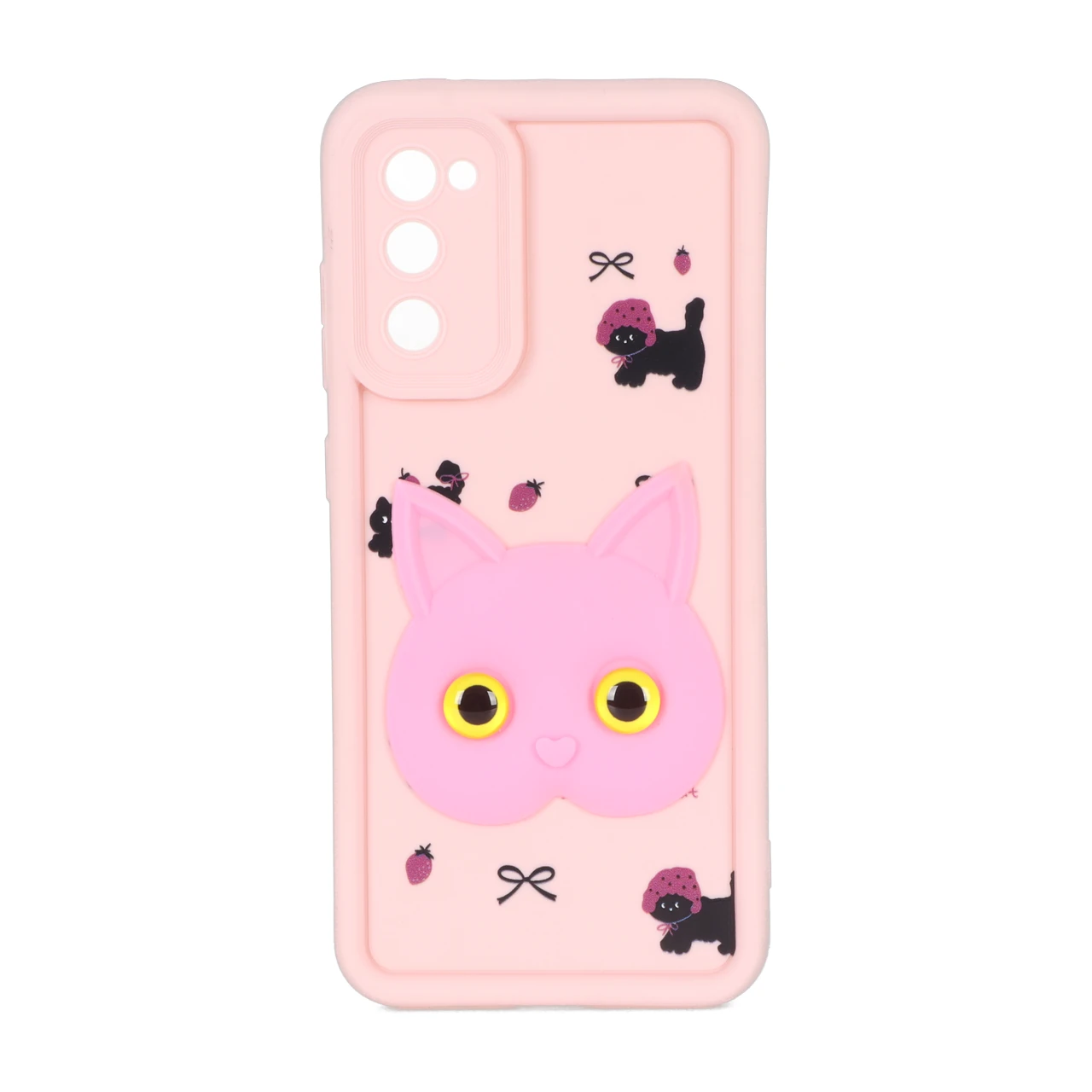 قاب Solid Case عروسکی برجسته Samsung Galaxy S20 FE - کد 273