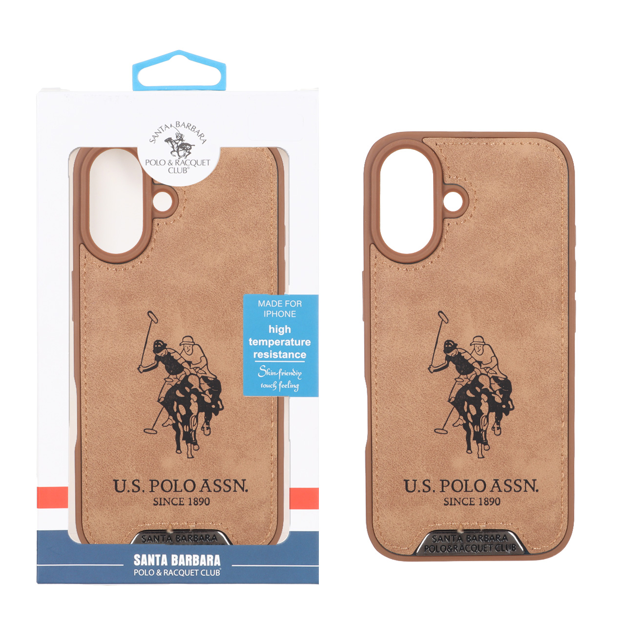 قاب طرح جیر US Polo Assn صحرایی مناسب برای آیفون 17