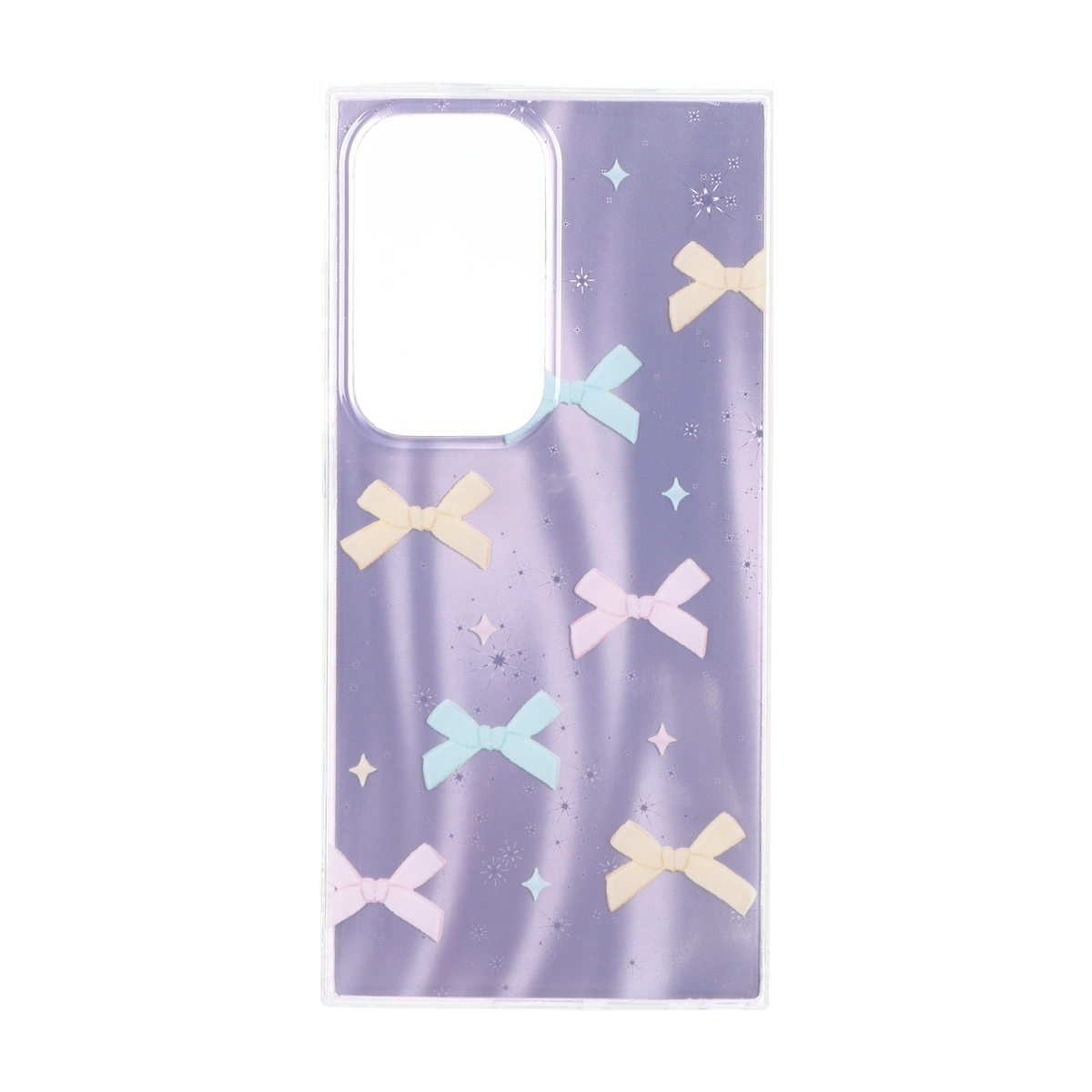 قاب مات ستاره ای دور ژله ای شفاف طرح دار Samsung Galaxy S24 Ultra - کد 107