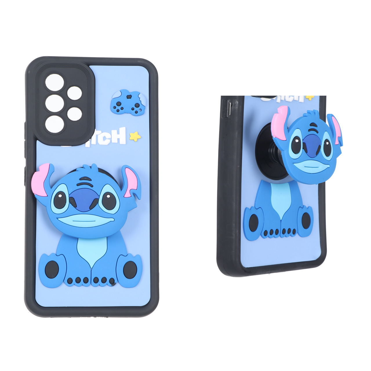 قاب Solid Case پاپ سوکت عروسکی برجسته Samsung Galaxy A53 - طرح 166