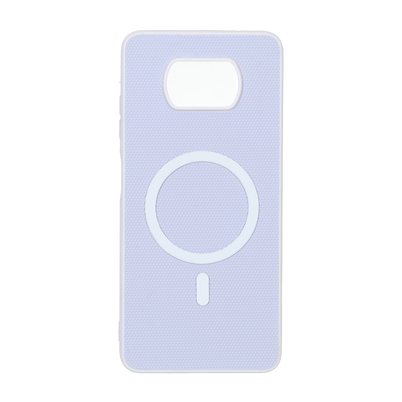 قاب سوزنی طرح مگ سیف Magnet فلزی یاسی رنگ مناسب برای شیائومی پوکو ایکس ۳، پوکو ایکس ۳ پرو و پوکو ایکس ۳ ان‌اف‌سی