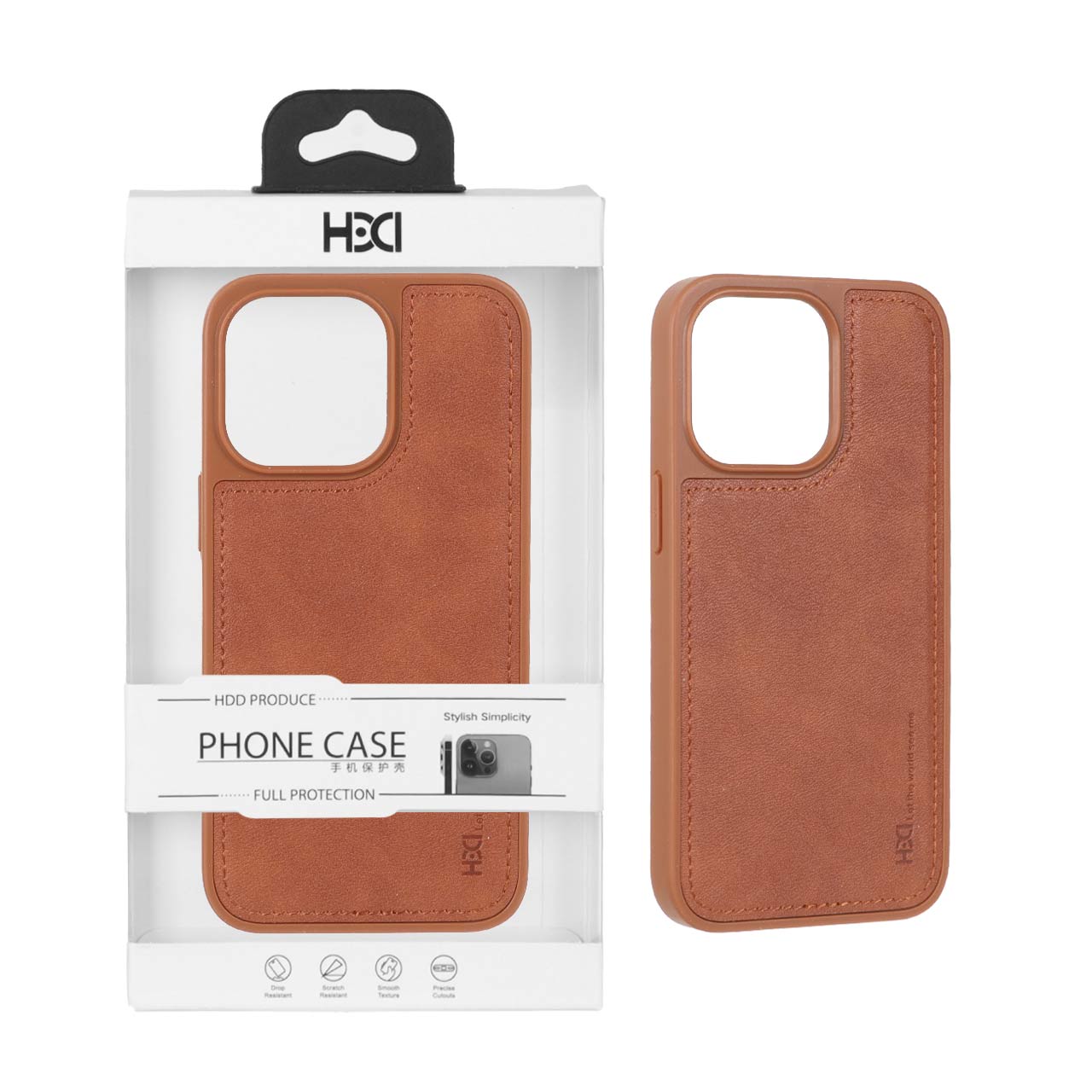 قاب اورجینال HDD دوخت دار Apple iPhone 13 Pro - صحرایی
