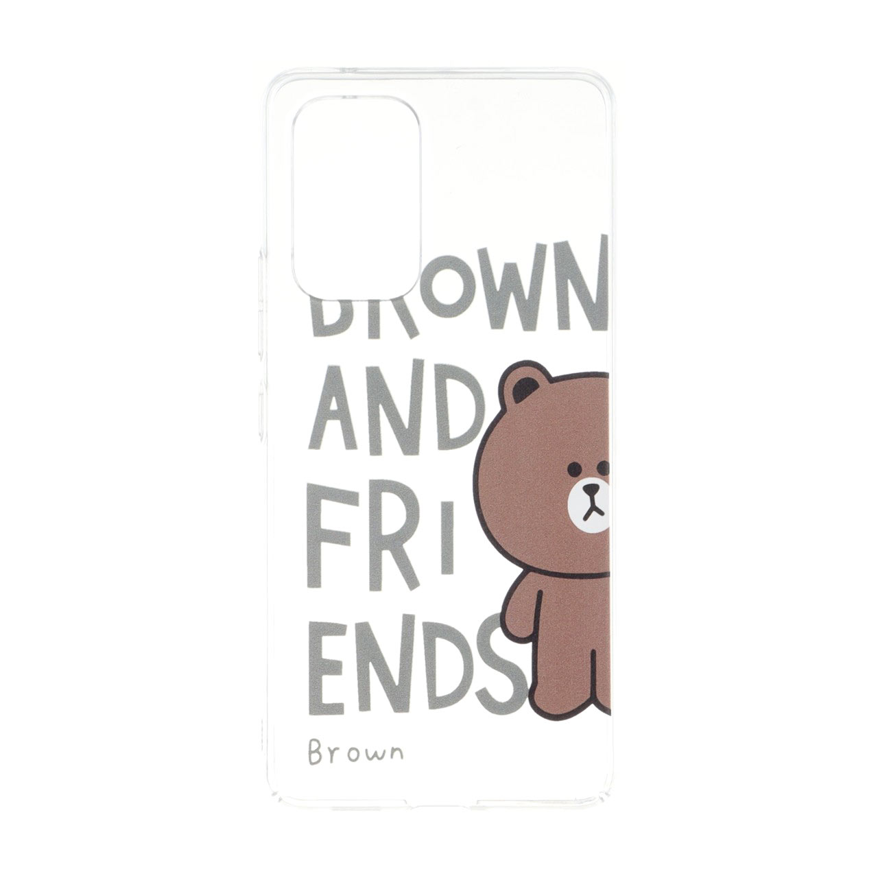 قاب طرح براون و دوستان (Brown & Friends) شفاف پشت سخت مناسب برای سامسونگ گلکسی A53