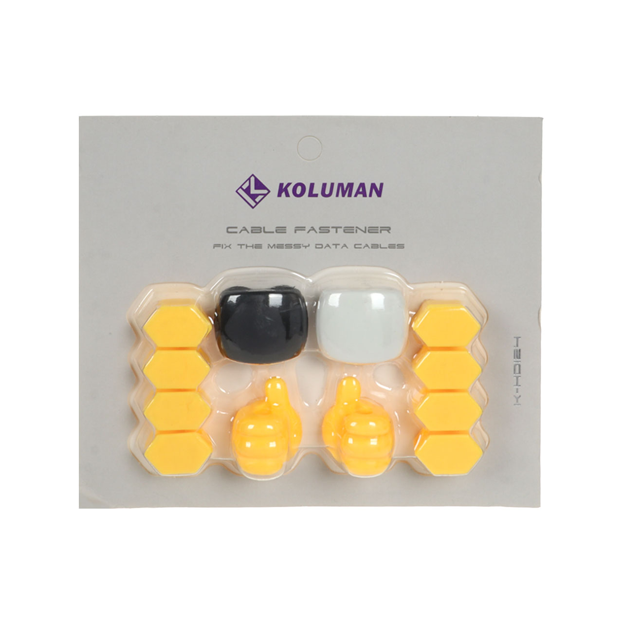 نگه دارنده و نظم دهنده کابل Koluman مدل K-HD124 - نارنجی