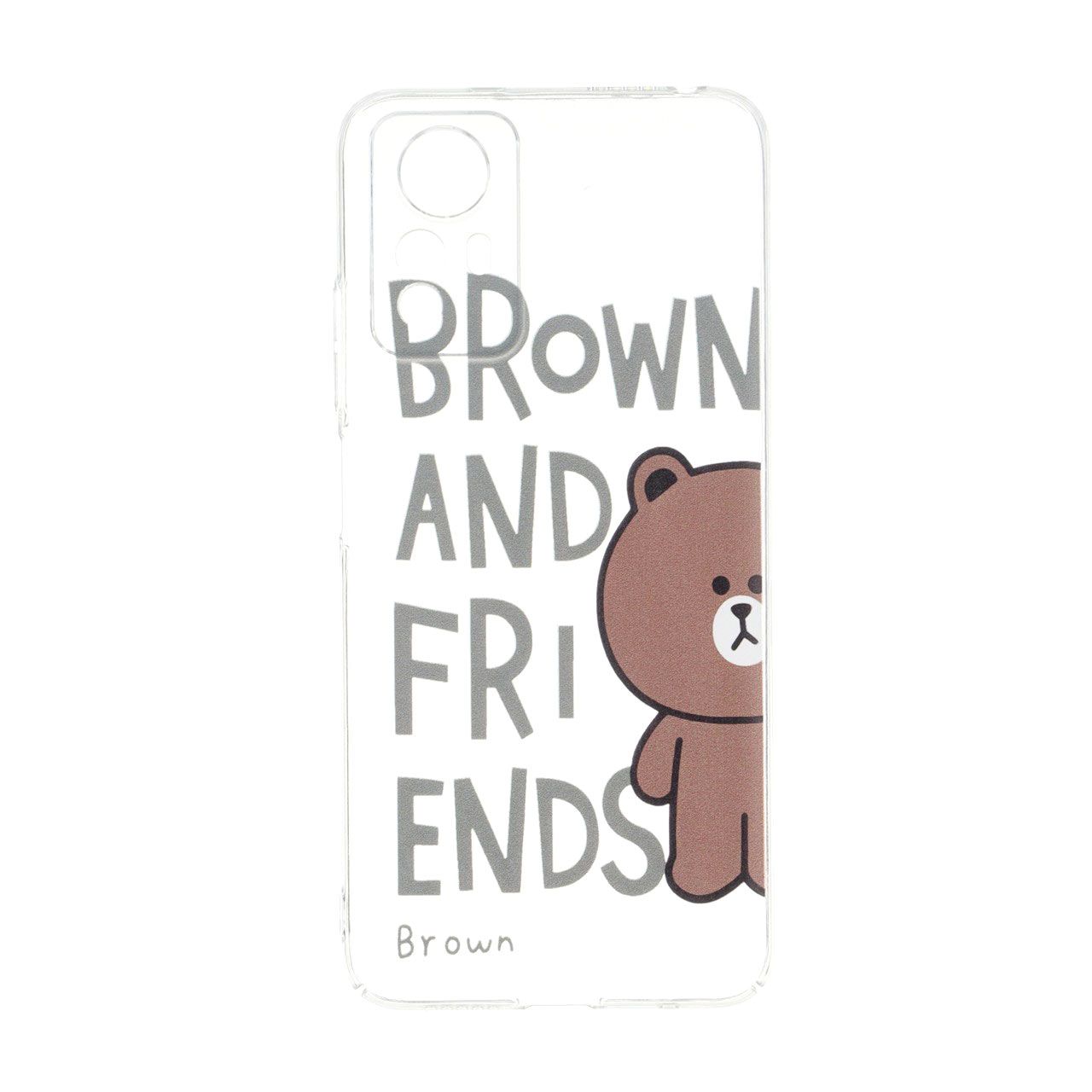 قاب طرح Brown And Friends محافظ لنزدار مناسب برای شیائومی ردمی نوت ۱۲ اس