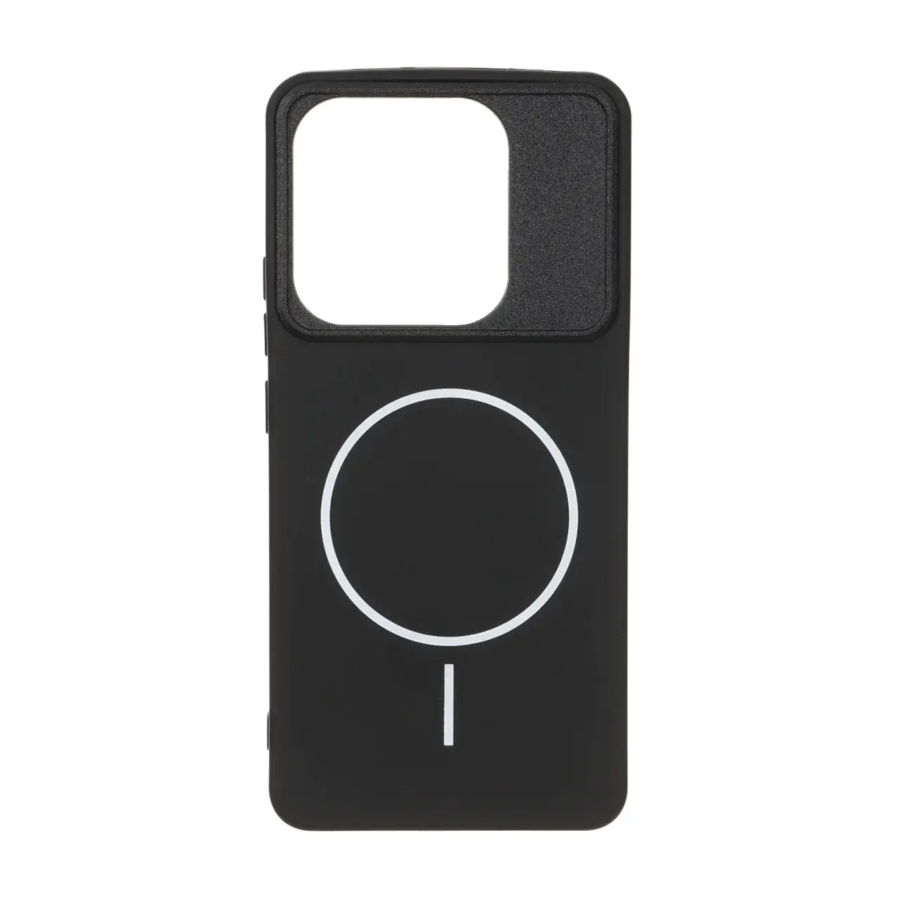 قاب طرح مگ سیف دور لنز Black مناسب برای شیائومی ردمی نوت 14 4G