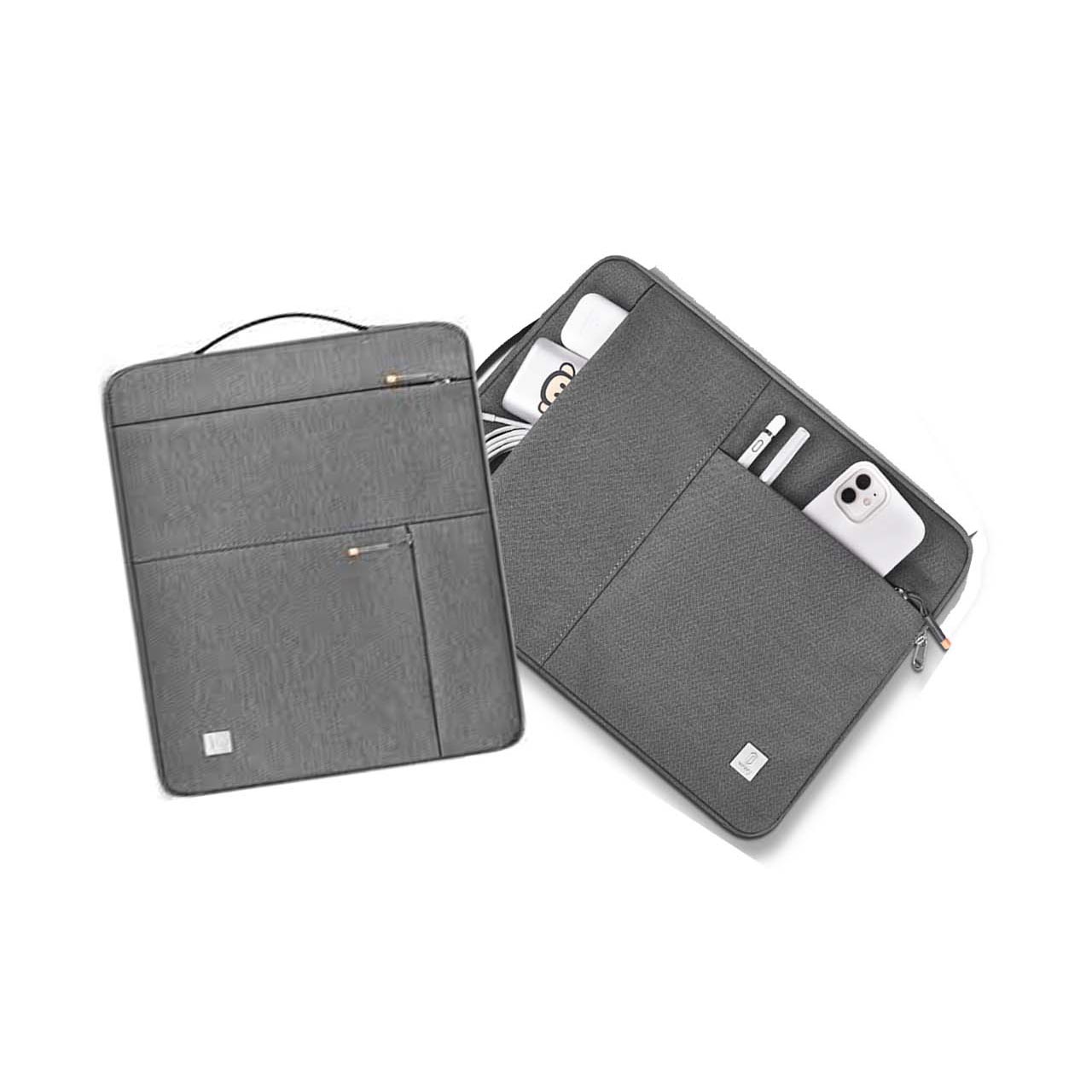 کیف لپ تاپ 14 اینچی Wiwu مدل Alpha Slim Sleeve - خاکستری
