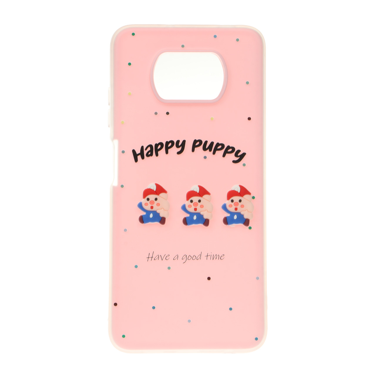 قاب طرح Puppy دو لایه عروسک برجسته مناسب برای شیائومی پوکو X3 / پوکو X3 پرو / پوکو X3 ان اف سی