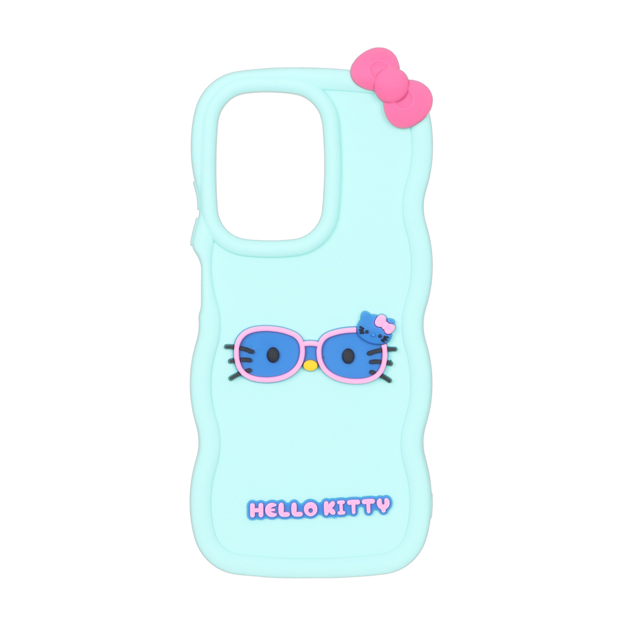 قاب سیلیکونی کنگره ای Hello Kitty عینکی مناسب برای شیائومی ردمی A5 و پوکو C71