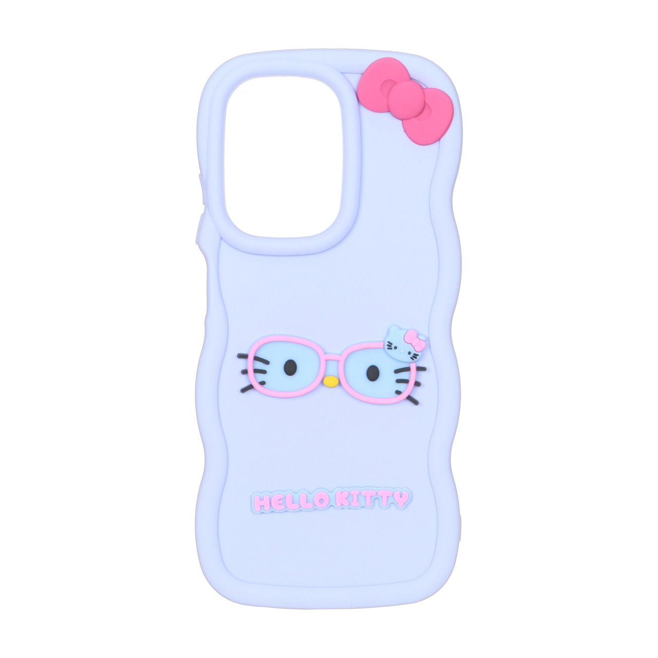قاب طرح سیلیکونی کنگره ای Hello Kitty عینکی مناسب برای شیائومی ردمی A5 / پوکو C71