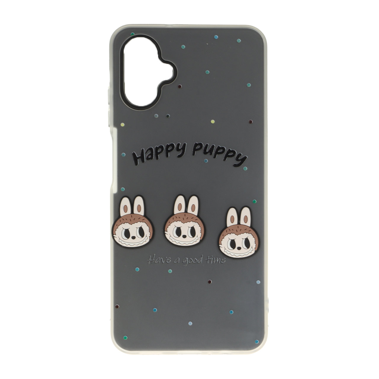 قاب طرح Puppy دو لایه عروسک برجسته مناسب برای سامسونگ گلکسی A06