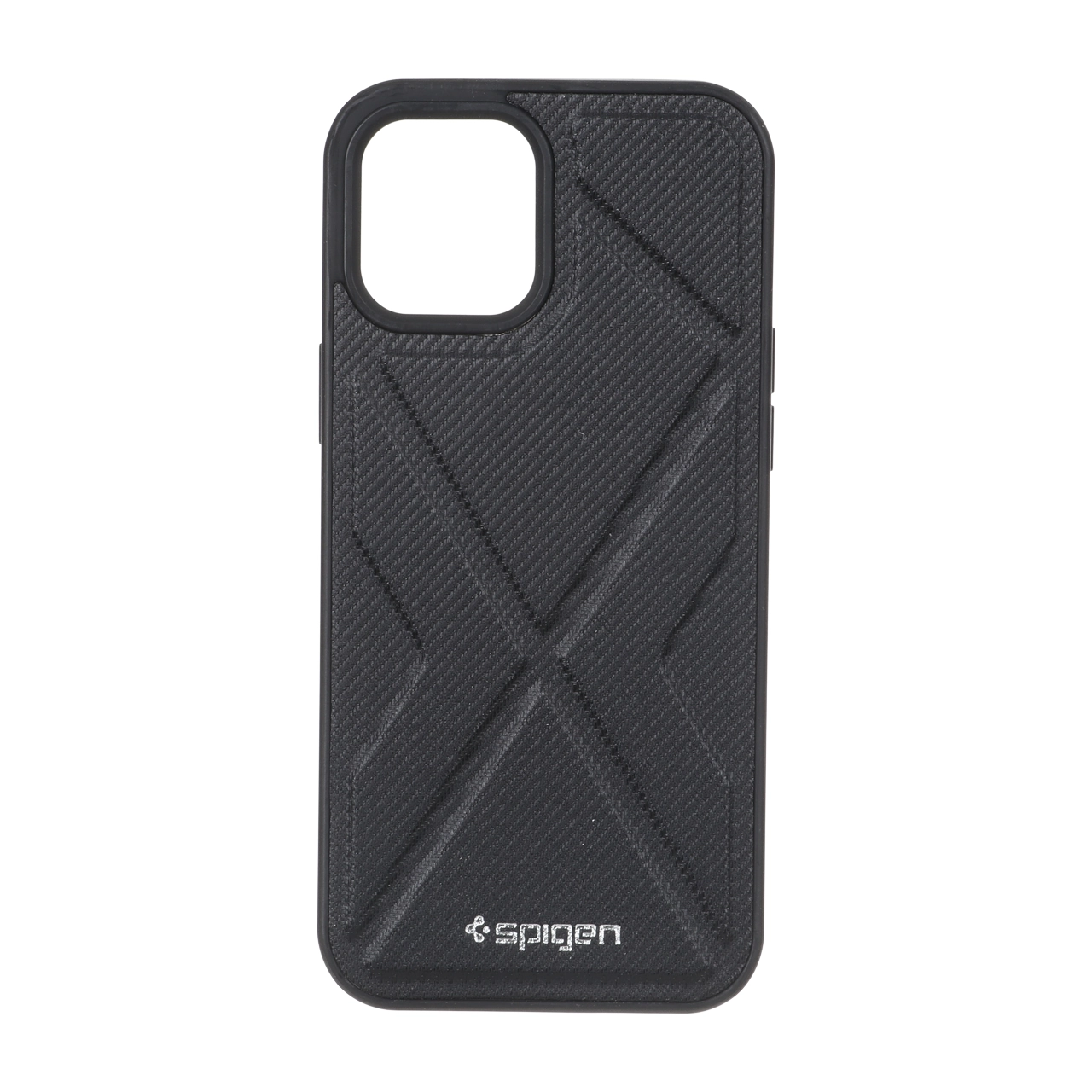 قاب Spigen طرح X مشکی مناسب برای آیفون 12 پرو مکس